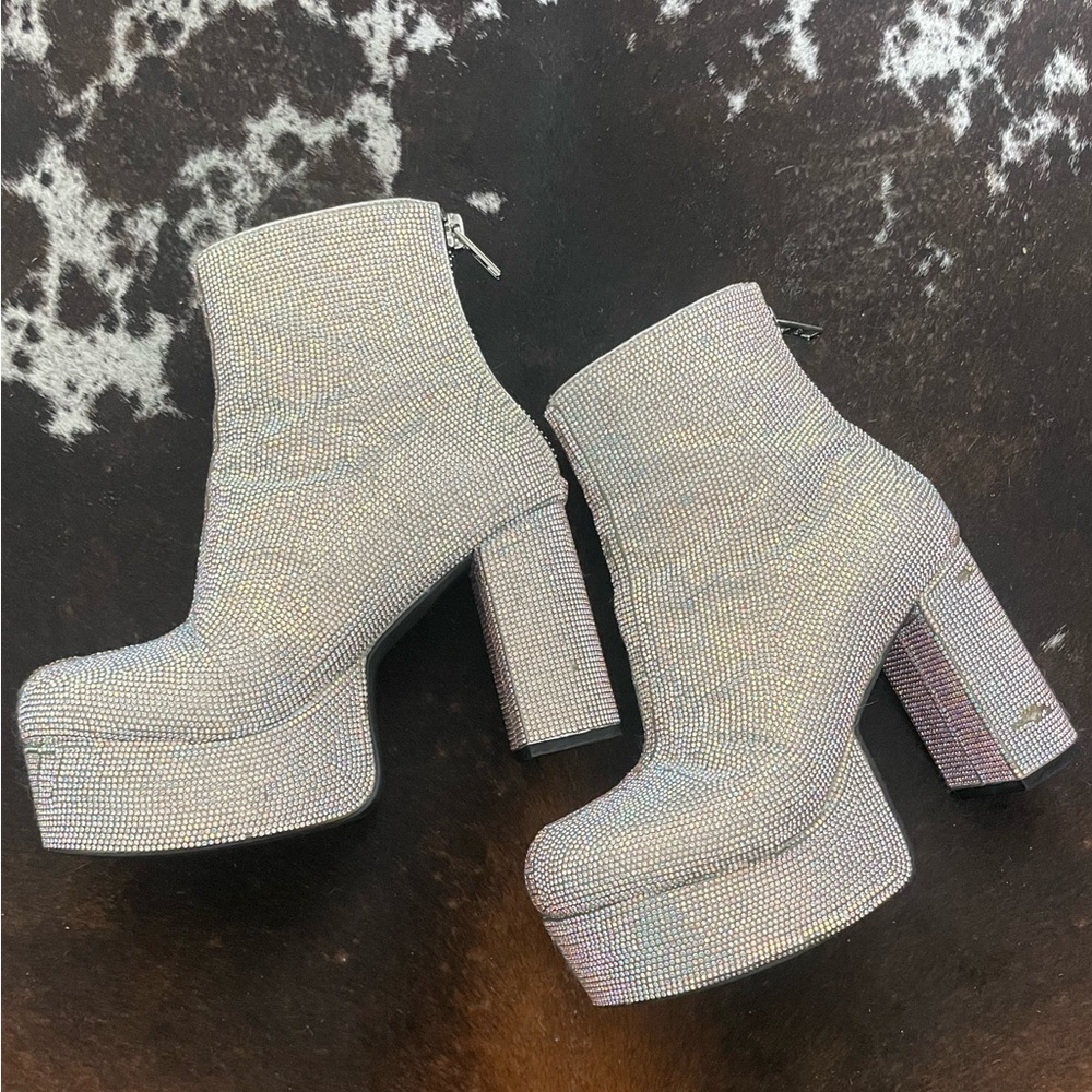 Dolls Kill Crystal Tide Platform Boot